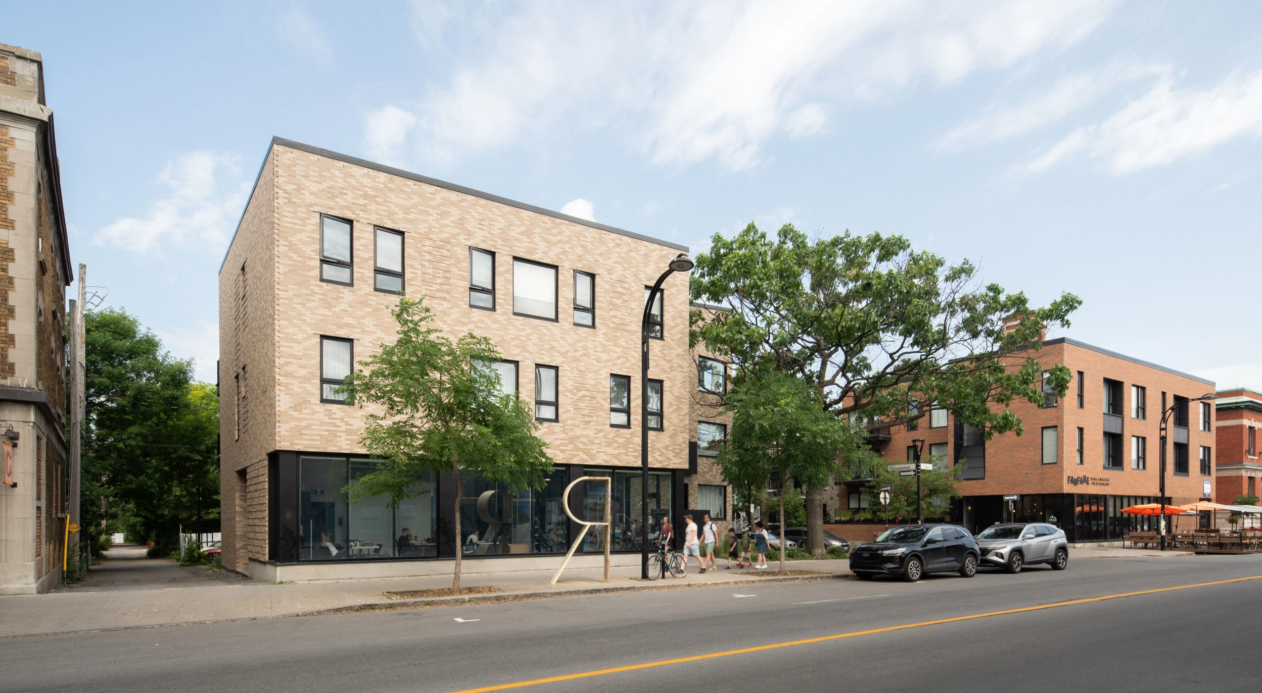 Photo de l'édifice, projet Chateaubriand