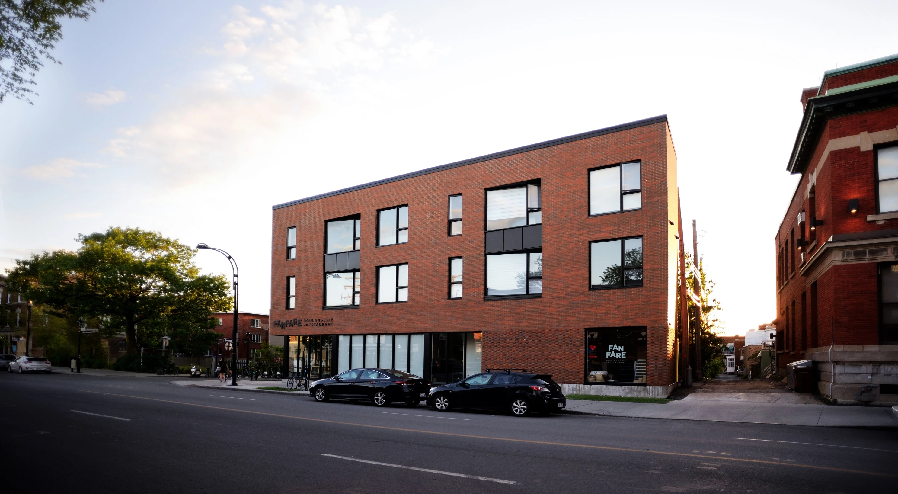 Photo de la façade du projet Jarry