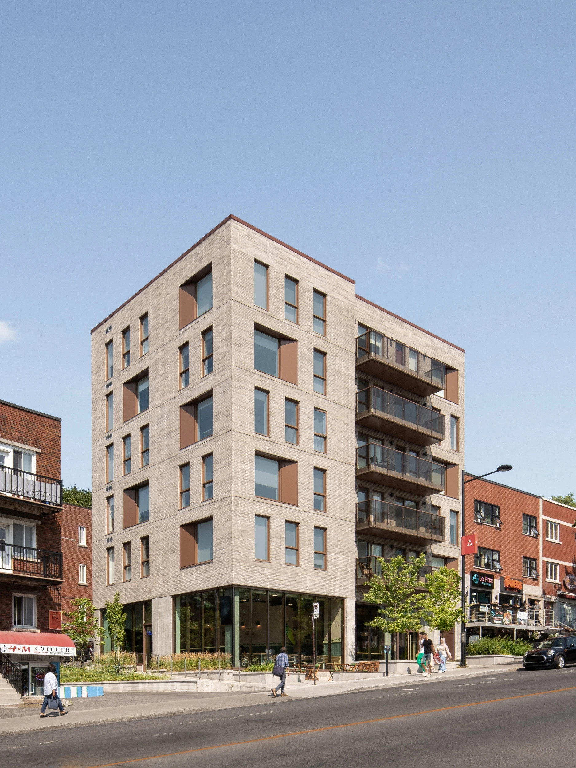 Photo de l'édifice, projet Côte-des-Neiges